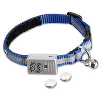 Produktbild von Nobby LED Blinkhalsband aus Nylon in Blau mit Batteriebetrieb