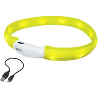 Produktbild von Nobby LED Leuchthalsband Visible Gelb wasserabweisend und wiederaufladbar - 70 cm