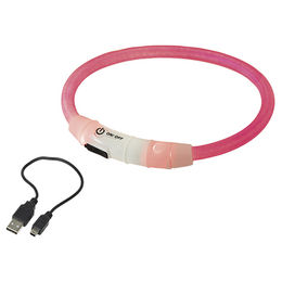 Produktbild von Nobby LED Lichtband Visible 35 cm Rosa wasserabweisend mit Akku - 35 cm