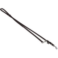 Produktbild von Nobby Leder Führleine für Hunde Schwarz 2 m - 200 cm