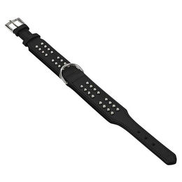 Nobby Leder Halsband Vinto Schwarz 65 cm Breite 50 mm – Bild 1 von 2