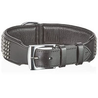 Produktbild von Nobby Leder Halsband Vinto Schwarz 70 cm 50 mm