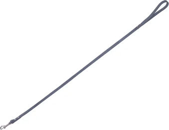 Produktbild von Nobby Lederleine Tabil Hundeleine aus Leder Grau Größe S-M