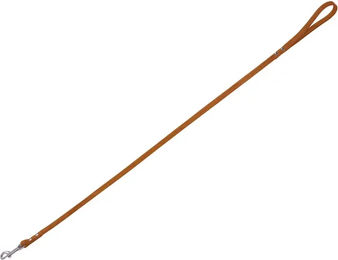 Produktbild von Nobby Lederleine Tabil Hundeleine aus Leder in Braun Größe S-M - 100 cm