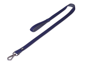 Produktbild von Nobby Leine Classic Preno Royal aus Nylon in Blau mit Silber für Hunde 120 cm - 1,2 m