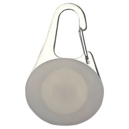 Nobby Leuchtanhänger Light für Hunde aus Kunststoff in Weiß spritzwassergeschützt – Bild 1 von 2