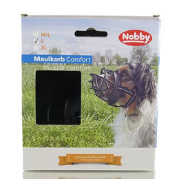 Nobby Maulkorb Comfort Schwarz aus Kunststoff Größe L – Bild 1 von 10