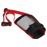 Produktbild von Nobby Maulkorb für Hunde aus Nylon rot Größe Mini mit verstellbarem Schnauzenumfang 15-20 cm