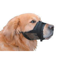 Produktbild von Nobby Maulkorb für Hunde verstellbar schwarz aus Nylon Größe 0 für kleinen Nasenumfang 13-16 cm - 1 Stk.