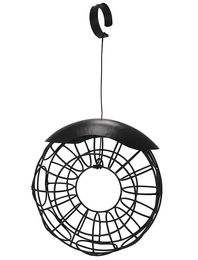 Nobby Meisenknödel-Ring Futtersäule für Wildvögel aus Metall in Schwarz – Bild 1 von 3