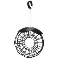 Produktbild von Nobby Meisenknödel-Ring Futtersäule für Wildvögel aus Metall in Schwarz