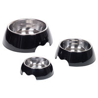 Produktbild von Nobby Melamin Futternapf für Hunde Schwarz Größe L 700 ml - 0,7 l