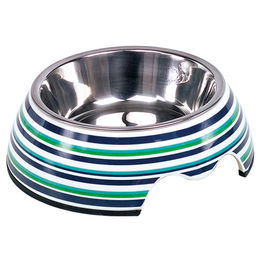 Produktbild von Nobby Melamin Futternapf Stripe Bunt für Hunde - 160 ml
