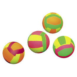 Produktbild von Nobby Moosgummi Volleybälle bunt im 4er Netz