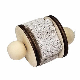 Nobby Nager-Aktivspielzeug mit Bimsstein als natürliches Zahnspielzeug 6,5 x Ø4 cm – Bild 1 von 3