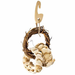 Nobby Nager-Aktivspielzeug Ringe aus Naturmaterial 20 x 9 x 7 cm – Bild 1 von 4