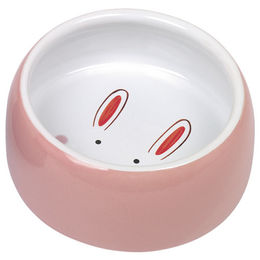 Nobby Nager Keramik Futternapf Kaninchen Design pink 250ml - 0,25 l – Bild 1 von 2