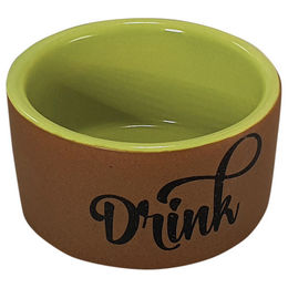 Nobby Nager Keramik Napf Drink in Grün oder Braun Ø 7,5 x 4 cm 0,08 l - 80 ml – Bild 1 von 2