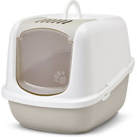 Produktbild von Nobby Nestor Jumbo Haubentoilette für Katzen in Mocca Weiß
