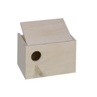 Produktbild von Nobby Nistkasten aus Holz für Wellensittiche und Agaporniden 22 x 16 x 14 cm Natur Beige