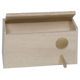 Produktbild von Nobby Nistkasten aus Holz für Wellensittiche und Agaporniden 28,5 x 14 x 14 cm