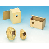 Produktbild von Nobby Nistkasten Exotenkörbchen aus Bambus für Vögel in Natur/Beige