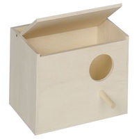 Produktbild von Nobby Nistkasten für exotische Vögel aus Holz in Natur Beige 15 x 11 x 12 cm