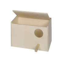 Produktbild von Nobby Nistkasten für Großsittiche aus Holz in Beige Natur 36 x 25 x 25 cm