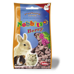 Nobby Nobbits Berry Nagersnack für Hamster, Kaninchen, Mäuse und Meerschweinchen 75 g - 75 g – Bild 1 von 2