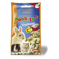 Produktbild von Nobby Nobbits Drops Yoghurt Nagersnack für Hamster Kaninchen Mäuse und Meerschweinchen 75 g - 75 g