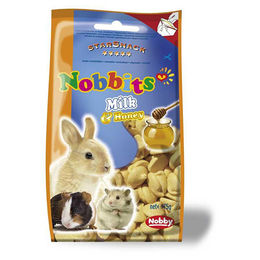 Produktbild von Nobby Nobbits Milk & Honey Leckerli für Nager 75 g - 75 g
