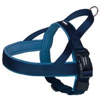 Produktbild von Nobby Norwegergeschirr Classic Preno für Hunde aus Nylon in Blau Größe L mit wasserabweisender Eigenschaft