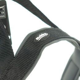 Nobby Norwegergeschirr Classic Preno für Hunde aus Nylon in Schwarz/Grau Größe L – Bild 1 von 4