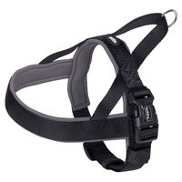 Produktbild von Nobby Norwegergeschirr Classic Preno für Hunde aus Nylon in Schwarz/Grau Größe L mit wasserabweisender Eigenschaft