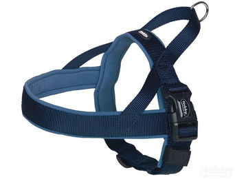 Nobby Norwegergeschirr Classic Preno für Hunde Blau Größe L 68-85 cm wasserabweisend – Bild 1 von 3
