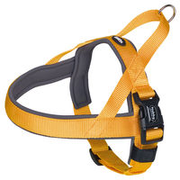 Produktbild von Nobby Norwegergeschirr Classic Preno für Hunde Orange Grau Größe L Bauchumfang 38-50 cm aus Nylon und Neopren