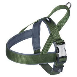 Produktbild von Nobby Norwegergeschirr Classic Preno Royal aus Nylon in Olivgrün für Hunde mit Bauchumfang 60-76 cm und wasserabweisender Eigenschaft