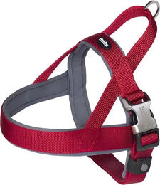 Nobby Norwegergeschirr Classic Preno Royal für Hunde aus Nylon in Rot mit wasserabweisender Eigenschaft Größe S-M (Bauchumfang 38-64 cm) – Bild 1 von 2