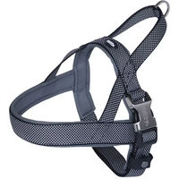 Produktbild von Nobby Norwegergeschirr Classic Preno Royal für Hunde aus Nylon in Schwarz Weiß Grau Größe L