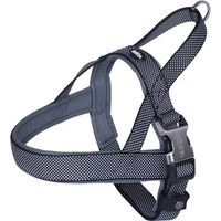 Produktbild von Nobby Norwegergeschirr Classic Preno Royal für Hunde Schwarz Weiß Grau M-L wasserabweisend mit Neopren