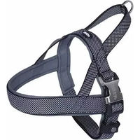 Produktbild von Nobby Norwegergeschirr Classic Preno Royal für Hunde Schwarz Weiß Größe L Bauchumfang 68-85 cm