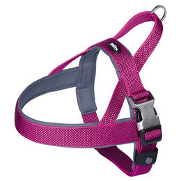 Produktbild von Nobby Norwegergeschirr Classic Preno Royal Himbeere für große Hunde aus Nylon wasserabweisend mit Bauchumfang 60-76 cm