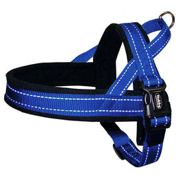 Produktbild von Nobby Norwegergeschirr Classic Reflect Soft Hundegeschirr aus Nylon Blau Größe M