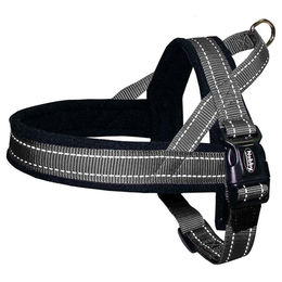 Produktbild von Nobby Norwegergeschirr Classic Reflect Soft Hundegeschirr Grau Größe S