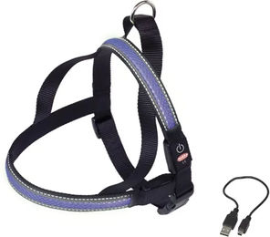 Nobby Norwegergeschirr Flash Mesh für Hunde Blau Größe L – Bild 1 von 4
