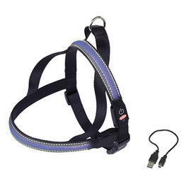 Nobby Norwegergeschirr Flash Mesh für Hunde Blau Größe M – Bild 1 von 3