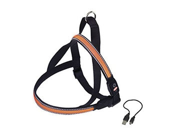 Nobby Norwegergeschirr Flash Mesh für Hunde Orange XL aus Nylon wasserabweisend – Bild 1 von 3