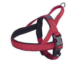 Nobby Norwegergeschirr Linen Deluxe für Hunde rot Größe L – Bild 1 von 3