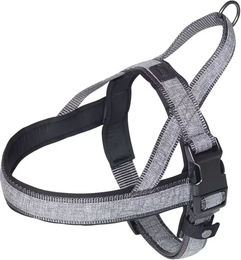 Nobby Norwegergeschirr Linen Deluxe Grau S/M (38/50cm) wasserabweisend mit Neopren - 1 Stk. – Bild 1 von 3