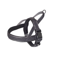 Produktbild von Nobby Norwegergeschirr Linen Deluxe schwarz-grau 68-85cm+54cm/ 40-45mm - 1 Stk.